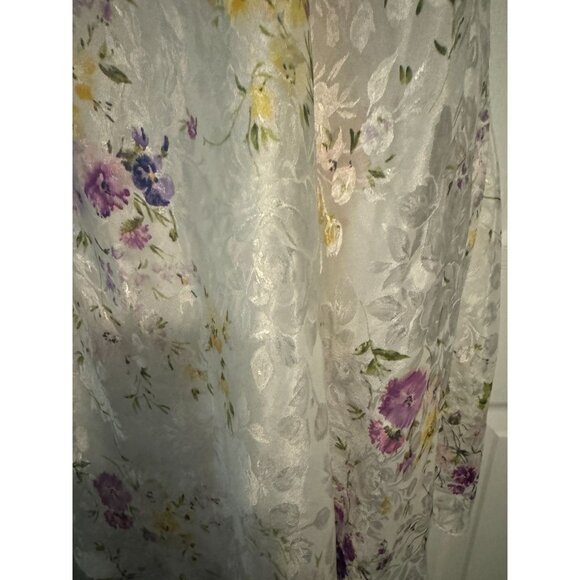 Vintage LA Intimates Nightie Slip Dress Floral Size M - Picture 3 of 10